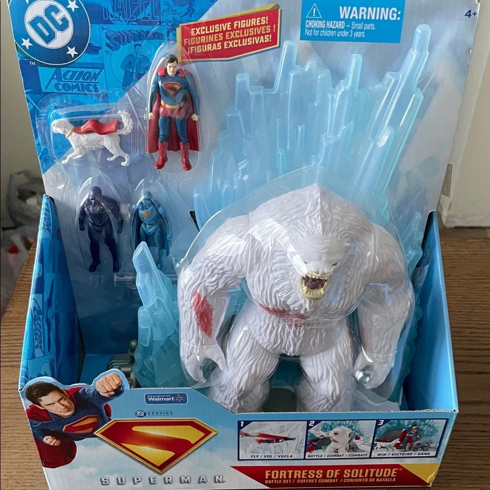 Superman and Kaiju Slime & Fortress of Solitude